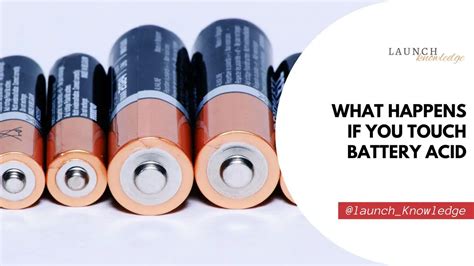 what happens if i touch battery acid|Essential Steps If You Touch Battery Acid: Expert Advice